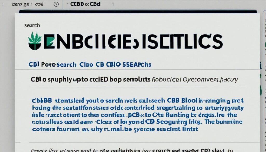 CBD search intent